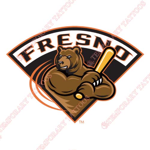 Fresno Grizzlies Customize Temporary Tattoos Stickers NO.8157